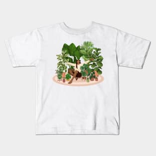 Plant lady 11 Kids T-Shirt